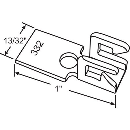 Strybuc Metal Sash Clip 76-500
